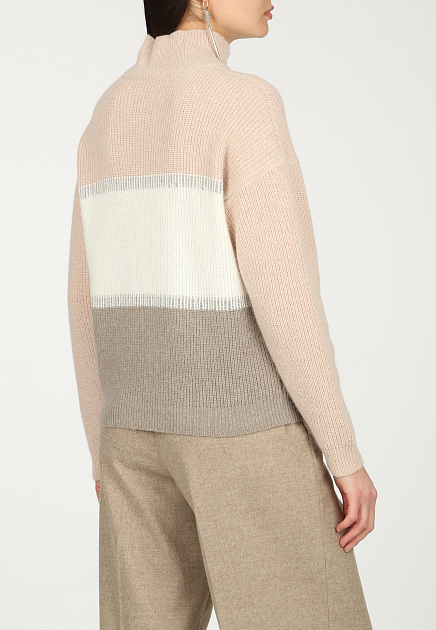Пуловер PESERICO  - Шерсть - цвет бежевый