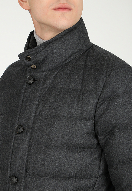 Пальто HETREGO  - Шерсть - цвет серый