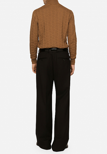Пуловер DOLCE&GABBANA  - Шелк - цвет коричневый