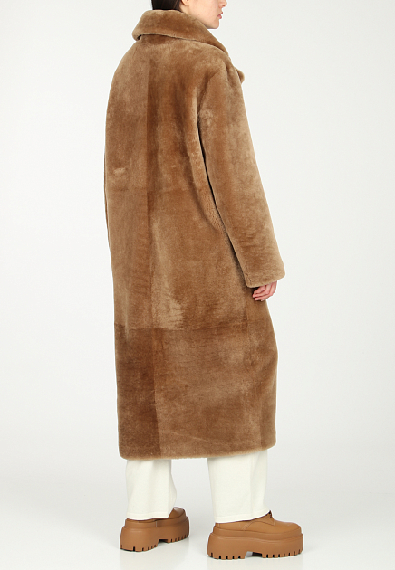 Пальто YVES SALOMON  - Овчина - цвет коричневый