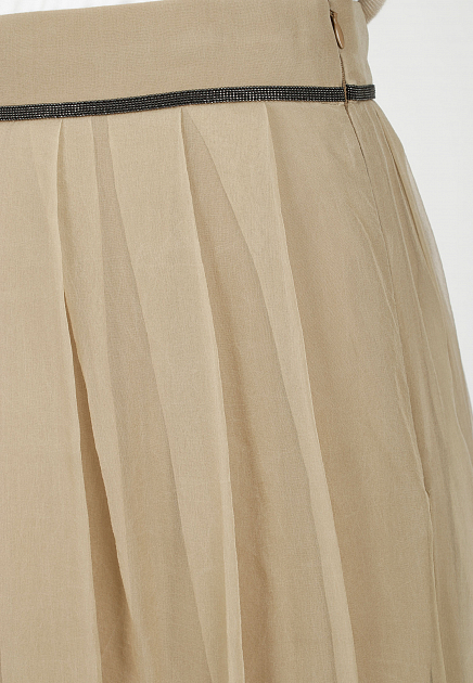 Асимметричная юбка из шёлка  BRUNELLO CUCINELLI