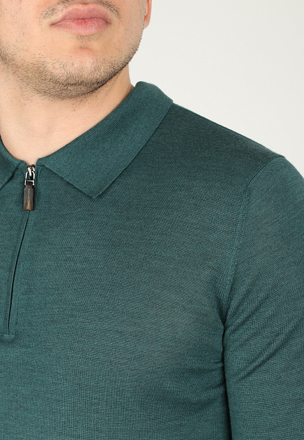 Пуловер COLOMBO  - Кашемир, Шелк - цвет зеленый