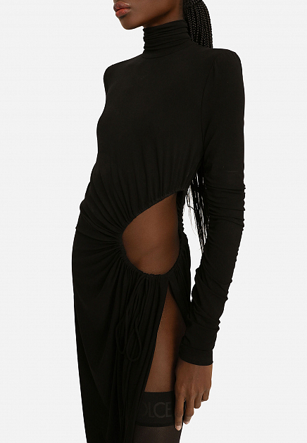 Платье DOLCE&GABBANA  - Вискоза - цвет черный