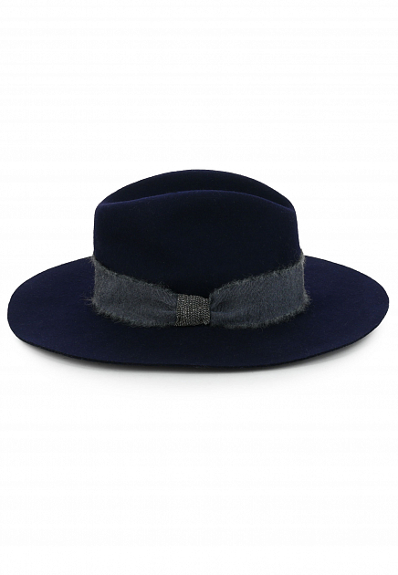 Шляпа FABIANA FILIPPI  - Шерсть - цвет синий