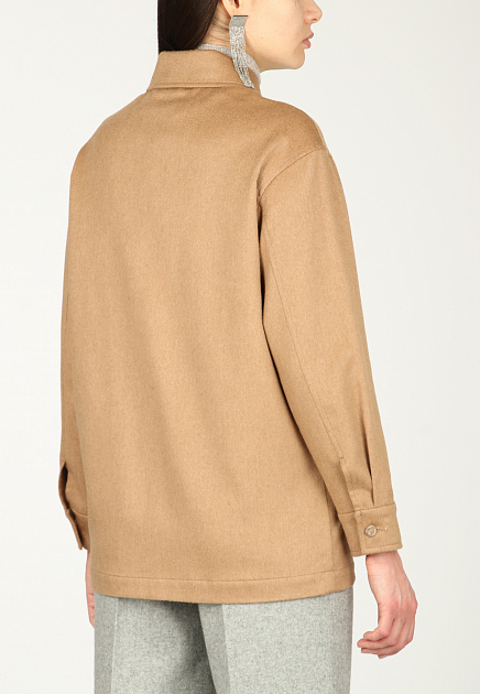 Рубашка COLOMBO  - Верблюжья шерсть - цвет коричневый