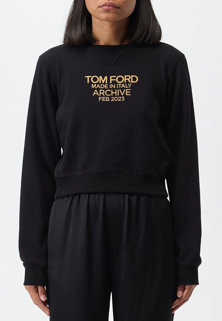 Хлопковый свитшот с Archive Logo TOM FORD
