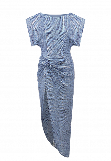 Асимметричное платье со сборками  ITMFL