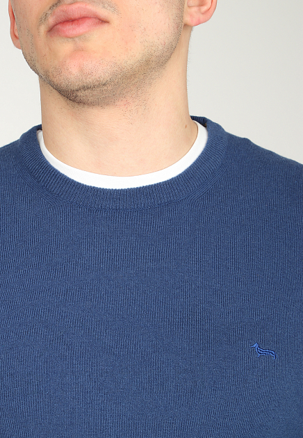 Пуловер HARMONT&BLAINE  - Шерсть - цвет синий