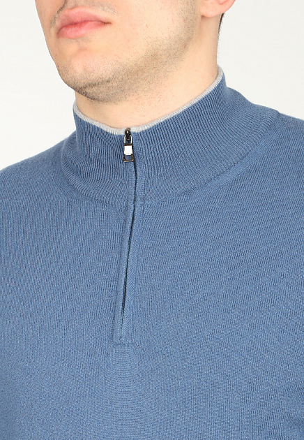 Пуловер FERRANTE  - Меринос - цвет синий
