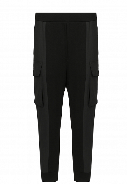 Комбинированные брюки с накладными карманами DSQUARED2
