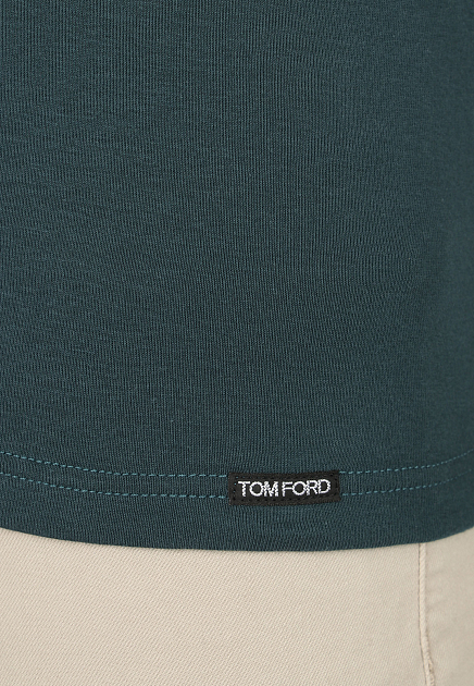 Футболка TOM FORD  - Хлопок - цвет зеленый
