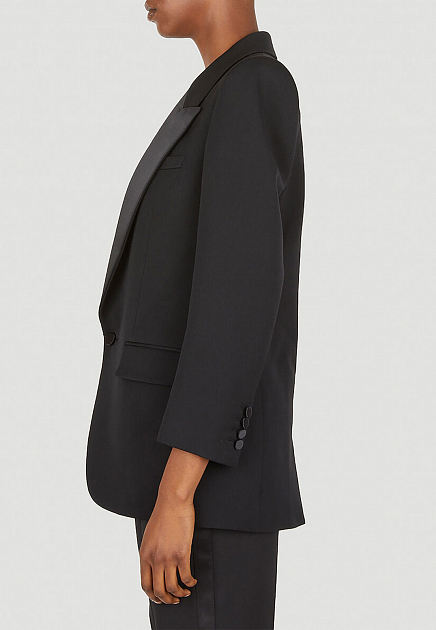 Пиджак SAINT LAURENT  - Шерсть - цвет черный
