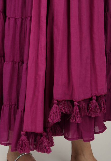 Платье ERIKA PENA  - Хлопок - цвет фиолетовый