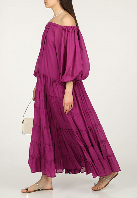 Платье ERIKA PENA  - Хлопок - цвет фиолетовый