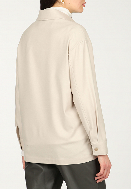 Рубашка COLOMBO  - Шерсть - цвет белый