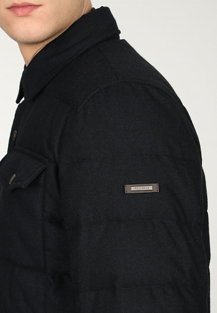 Куртка PESERICO  - Полиэстер, Шерсть - цвет синий