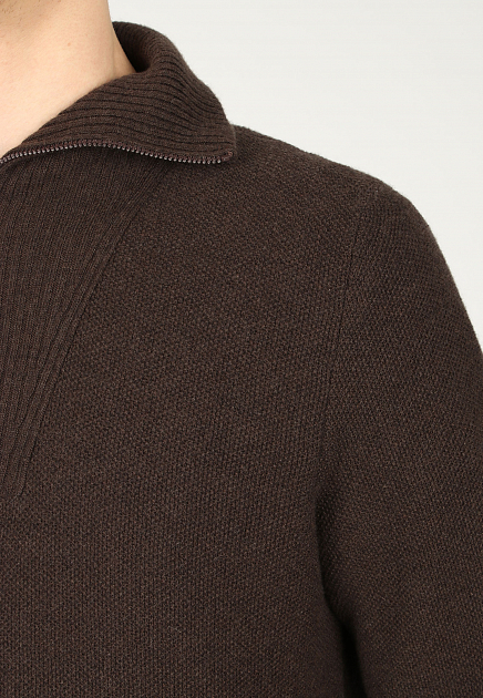 Пуловер PESERICO  - Меринос - цвет коричневый
