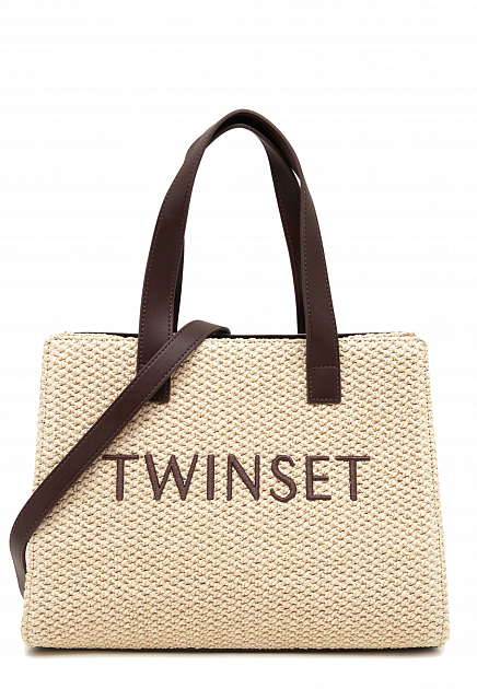 Сумка-тоут с логотипом TWINSET Milano