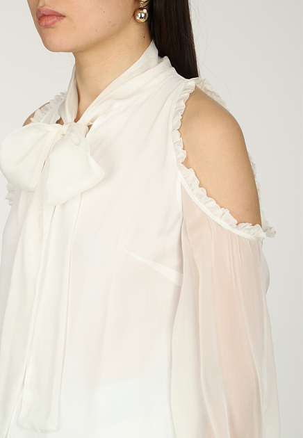 Блуза PINKO  - Ацетат - цвет белый