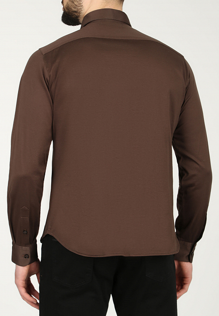 Рубашка MANDELLI  - Хлопок - цвет коричневый