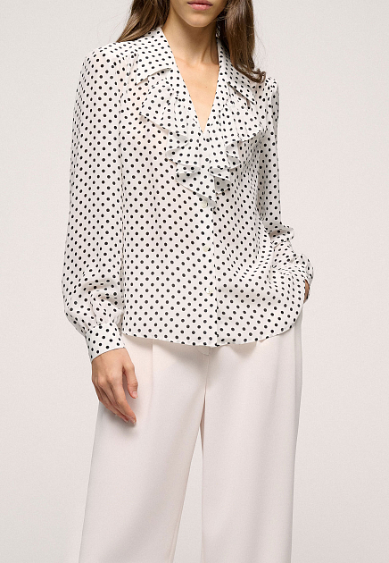 Блуза с рюшами  LUISA SPAGNOLI