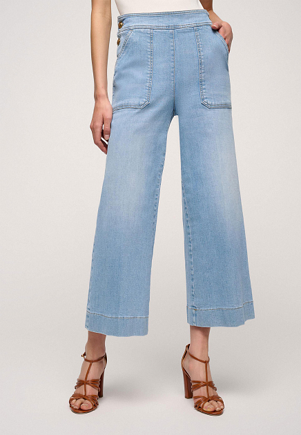 Укороченные джинсы широкого кроя  LUISA SPAGNOLI