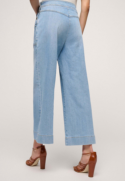 Укороченные джинсы широкого кроя  LUISA SPAGNOLI - ИТАЛИЯ