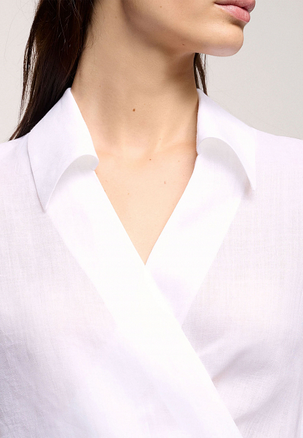 Блуза LUISA SPAGNOLI  - Рами - цвет белый