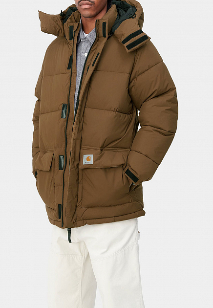 Куртка CARHARTT WIP  - Полиамид - цвет коричневый