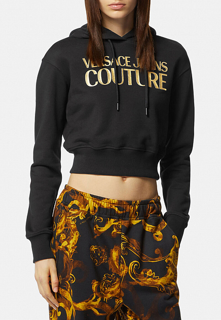 Толстовка VERSACE JEANS COUTURE  - Хлопок - цвет черный