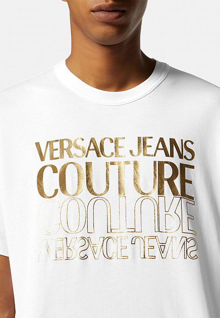 Футболка VERSACE JEANS COUTURE  - Хлопок - цвет белый