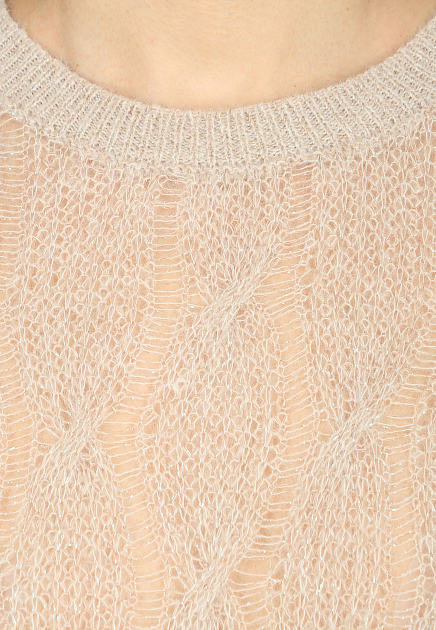 Пуловер PESERICO  - Полиамид, Альпака - цвет бежевый
