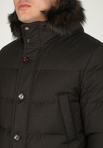 Куртка MOORER  - Шерсть - цвет коричневый