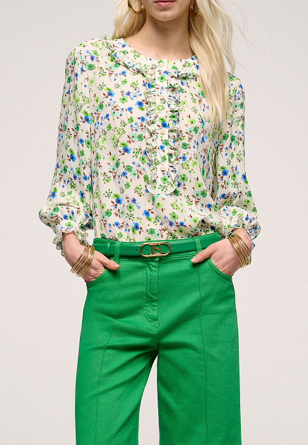 Блуза с цветочным принтом  LUISA SPAGNOLI