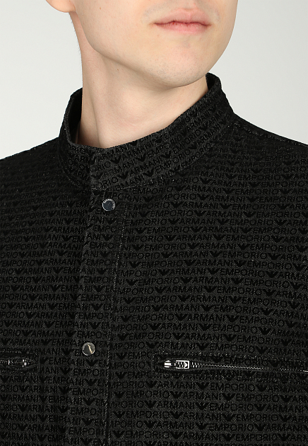 Куртка EMPORIO ARMANI  - Хлопок - цвет черный