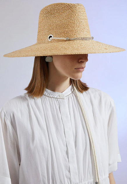 Шляпа PESERICO  - Рафия - цвет бежевый