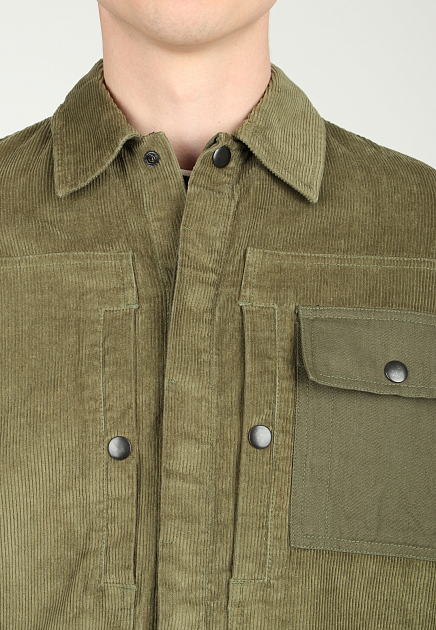 Рубашка MAHARISHI  - Хлопок, Конопляное волокно - цвет зеленый
