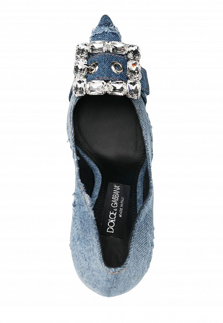 Туфли DOLCE&GABBANA  - Хлопок - цвет синий