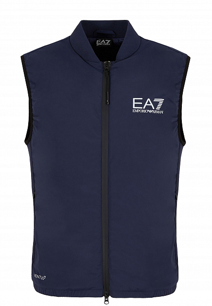 Жилет на молнии с логотипом EA7