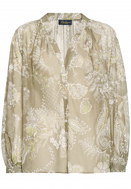 Блуза из смеси шёлка и хлопка  LUISA SPAGNOLI