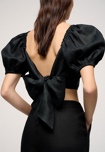 Блуза LUISA SPAGNOLI  - Рами - цвет черный