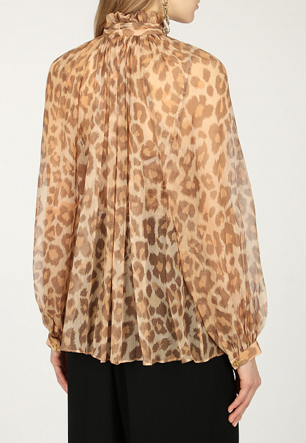 Блуза ZIMMERMANN  - Шелк - цвет коричневый