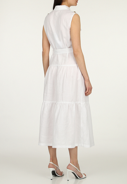 Платье LUISA SPAGNOLI  - Лён - цвет белый