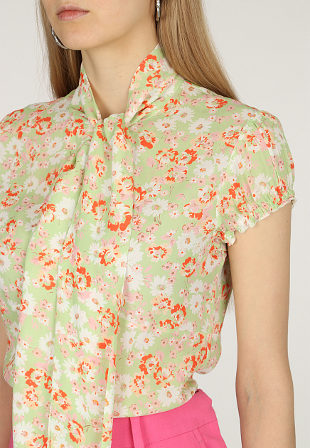 Блузка No21  - Вискоза - цвет зеленый
