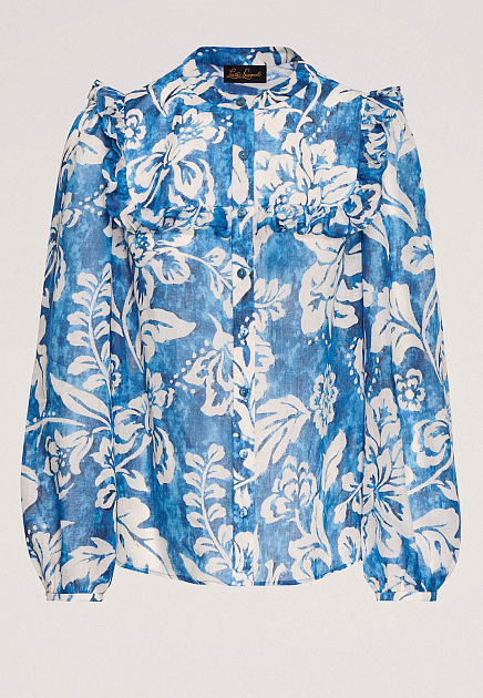 Блуза с рюшами LUISA SPAGNOLI