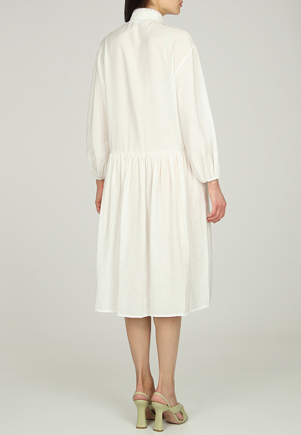 Платье ERMANNO SCERVINO  - Модал - цвет белый