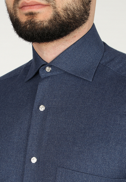 Рубашка STEFANO RICCI  37 размера - цвет синий