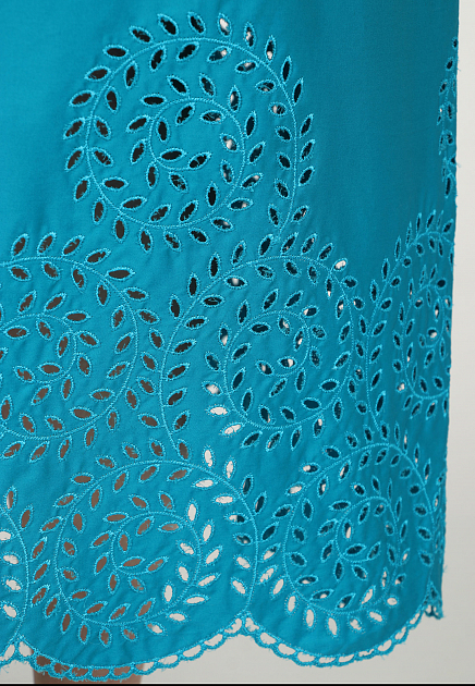 Платье ELISA FANTI  - Хлопок - цвет голубой