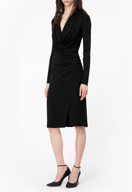 Платье PINKO  - Вискоза - цвет черный