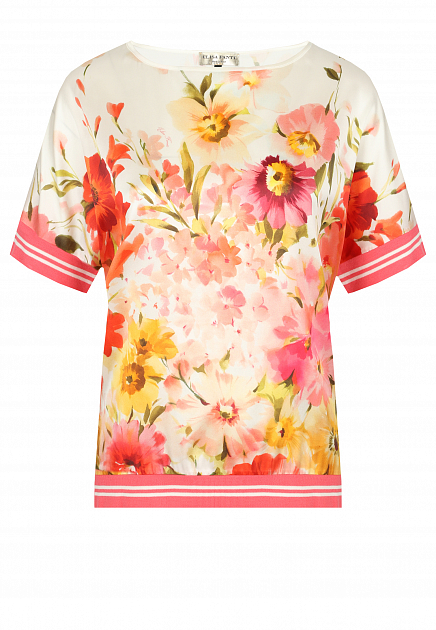 Блуза с цветочным принтом  ELISA FANTI